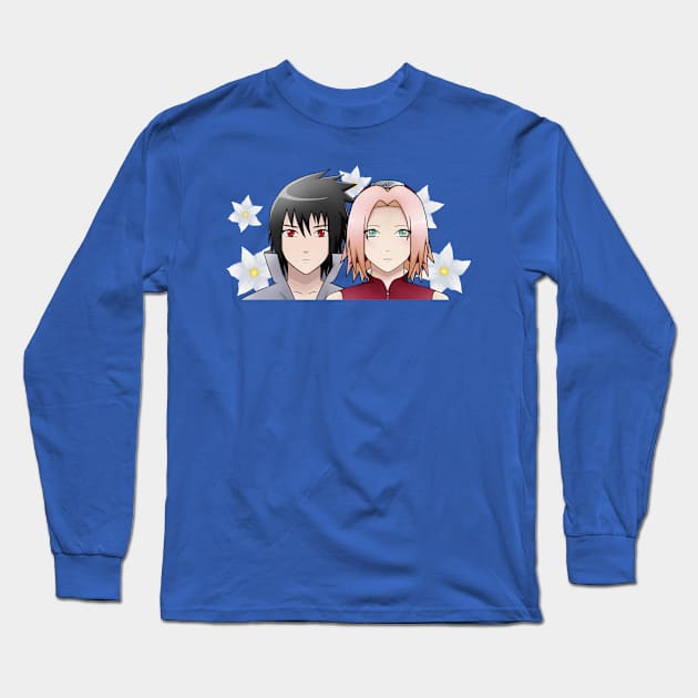 SasuSaku Long Sleeve T-Shirt by Pearls-Pavilion